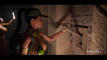 Lesbian Futanari Threesome Adventure Animation In Egypt