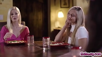 Charlotte Stokely And Aidra Fox Took Turns Eating Elena Koshka S Pussy Under The Table
