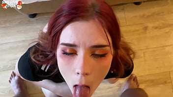 Redhead Hard Fucking And Deep Blowjob Cum In Mouth