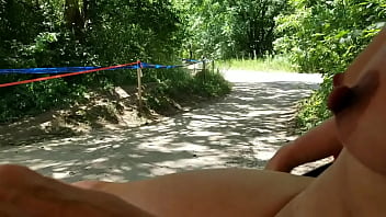 Mrs Curvyliscious Flashing Curves In The Woods