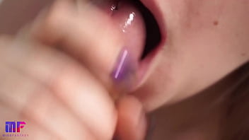 Close Up Blowjob With Cum In Mouth And Swallowing