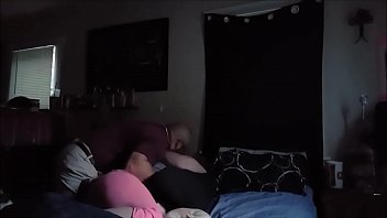 Setting Up His Cam Before He Fucks His BBW Wife