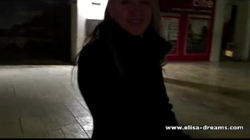 Flashing No Panties With A Buttplug In A Shopping Center