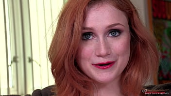 Watch The Braces As Redhead Cute Girl Scarlet Skies Sucks Dick